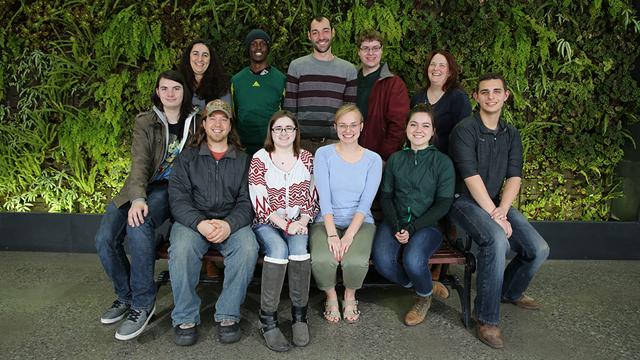 Group photo of members of the Student Sustainability Committee.